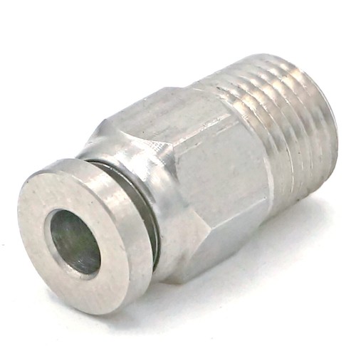 Fit Tube 4-16mm To Male Thread 304 Stainless Straight Pneumatic Pushfit Fitting - Picture 9 of 72