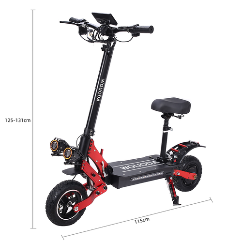 Electric Scooter 4000W Portable 80KM/H Off Road e-Bike Foldable Adult Portable - Picture 26 of 36