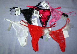 sz-M-6-BIATTA-G-String-amp-Thong-Panties-6-pc-lot-Pink-Red-Black-White-nwt-sexy-M