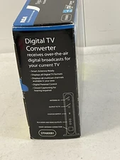 RCA Digital To Analog TV Converter Box DTV Tuner W/ Remote & Cables New Open Box