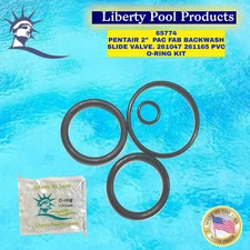 65774 Kit By Liberty - 2" PVC Slide Valve O-ring Kit for Pools & Spas + lube