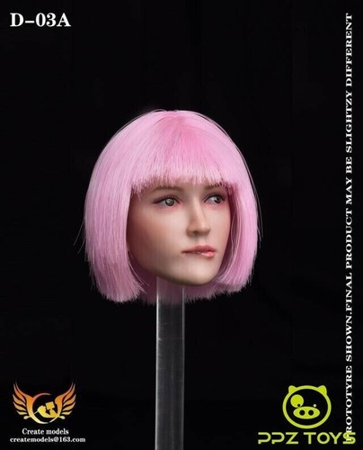 Createmodels 1:6 D-03A Girl Head Sculpt For 12" Female PH TBL Figure Body Dolls - Picture 4 of 6