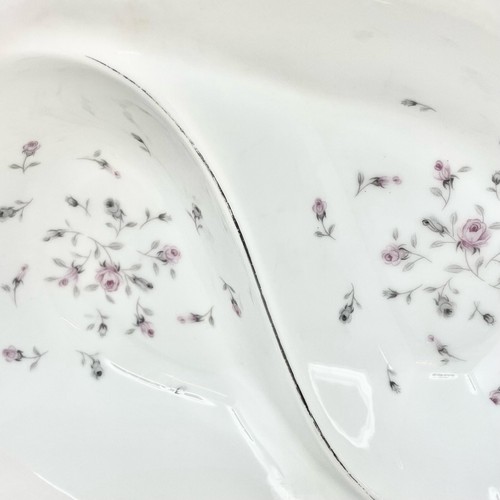 (2) James Chatelaine Boutique Fine Porcelain China Oval Serving Bowls Japan MCM - Picture 4 of 14