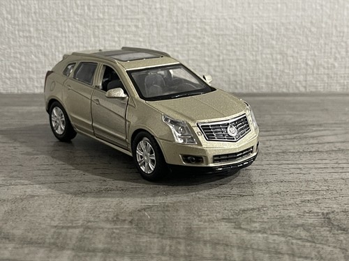 SUV CADILLAC SRX ESCALA 1:43 RARO TONO DORADO DIFÍCIL DE ENCONTRAR COCHE FUNDIDO A PRESIÓN COLECCIONISTAS MODELO REGALO - Imagen 5 de 14