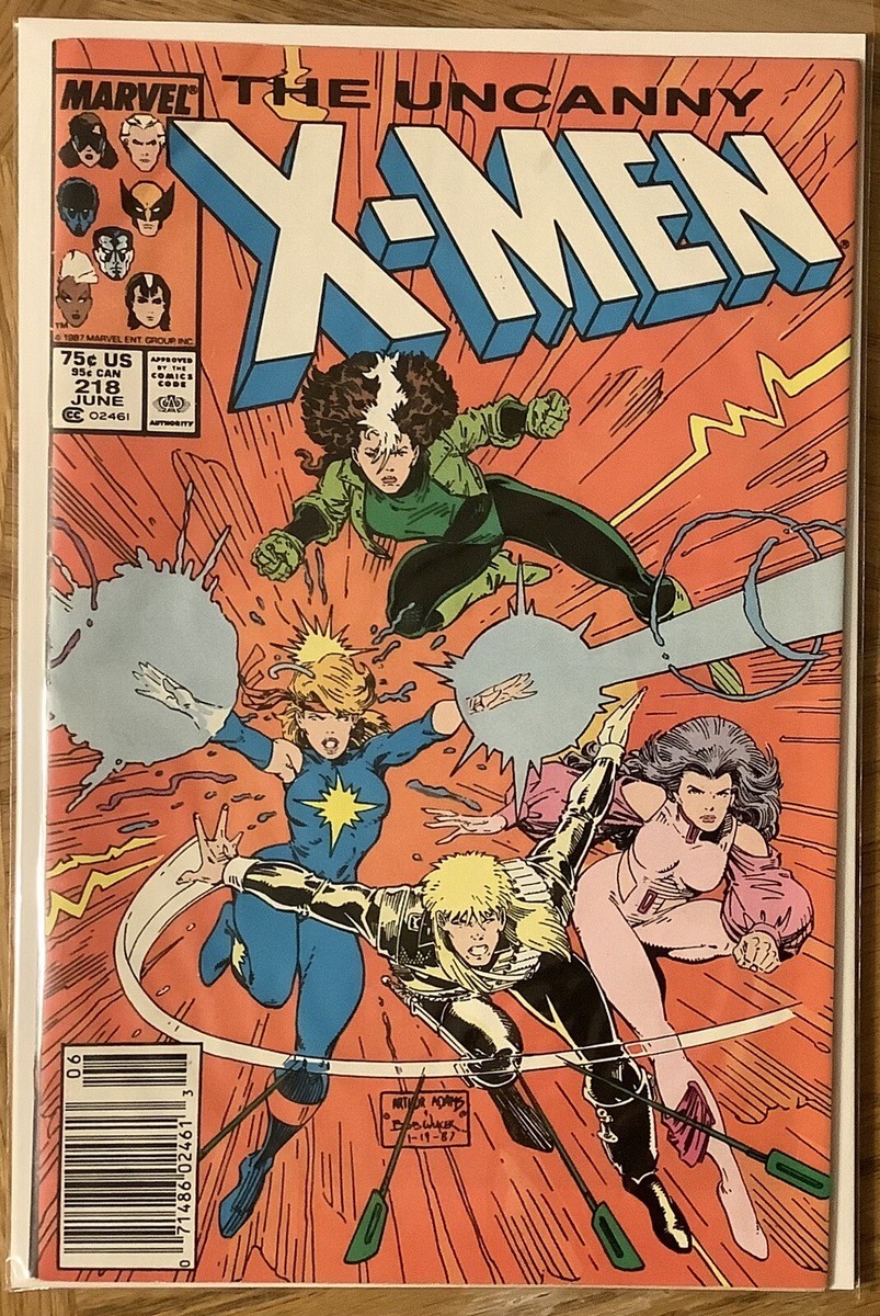マーベル　本 Uncanny X-Men #218 Juggernaut appearance White Pages Marvel