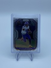 2020 Panini Prizm NFL Justin Jefferson #398 Base RC Rookie Vikings