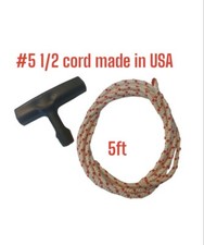 STARTER ROPE 4.37 mm STARTER ROPE 11/64 5FT PULL CORD  5.5 WITH HANDLE
