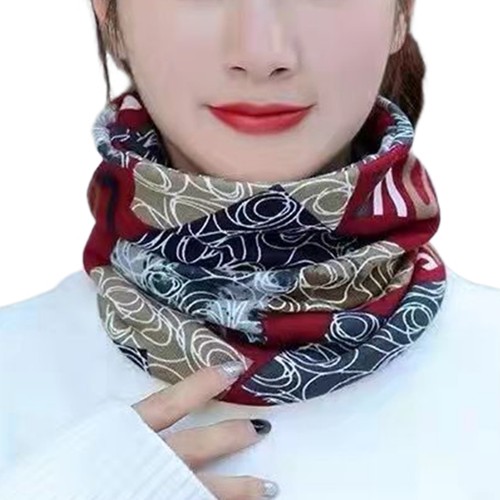 2 in 1 Neckerchief Headband Hat Soft Slouchy Beanie Scarf for Women Girls - Picture 16 of 17