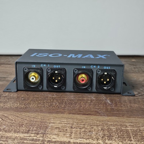 Jensen ISO-MAX Stereo Audio Line Output Isolator Transformer DM2-2RX - Afbeelding 2 van 5