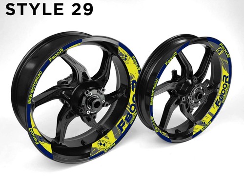 BMW F800R Moto Cerchione Avvolgere Adesivi Decalcomanie Per 43.2cm Dischi - Bild 22 von 24