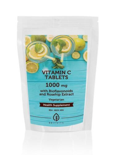 Vitamin C 1000 mg Hagebutte Biof 30-60-90-120-180-250-500-1000 Tabletten UK - Bild 10 von 12