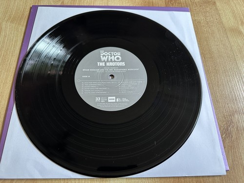 BBC RADIOPHONIC WORKSHOP DOCTOR WHO THE KROTONS LTD UK 10" LP UNPLAYED - Picture 4 of 4