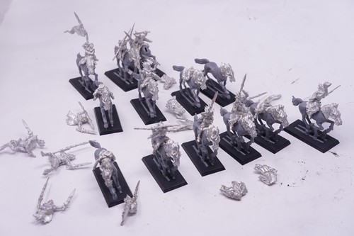 13 Wood Elves Wild Riders Warhammer Fantasy Games Workshop Unpainted Extras RJB3 - Picture 1 of 8