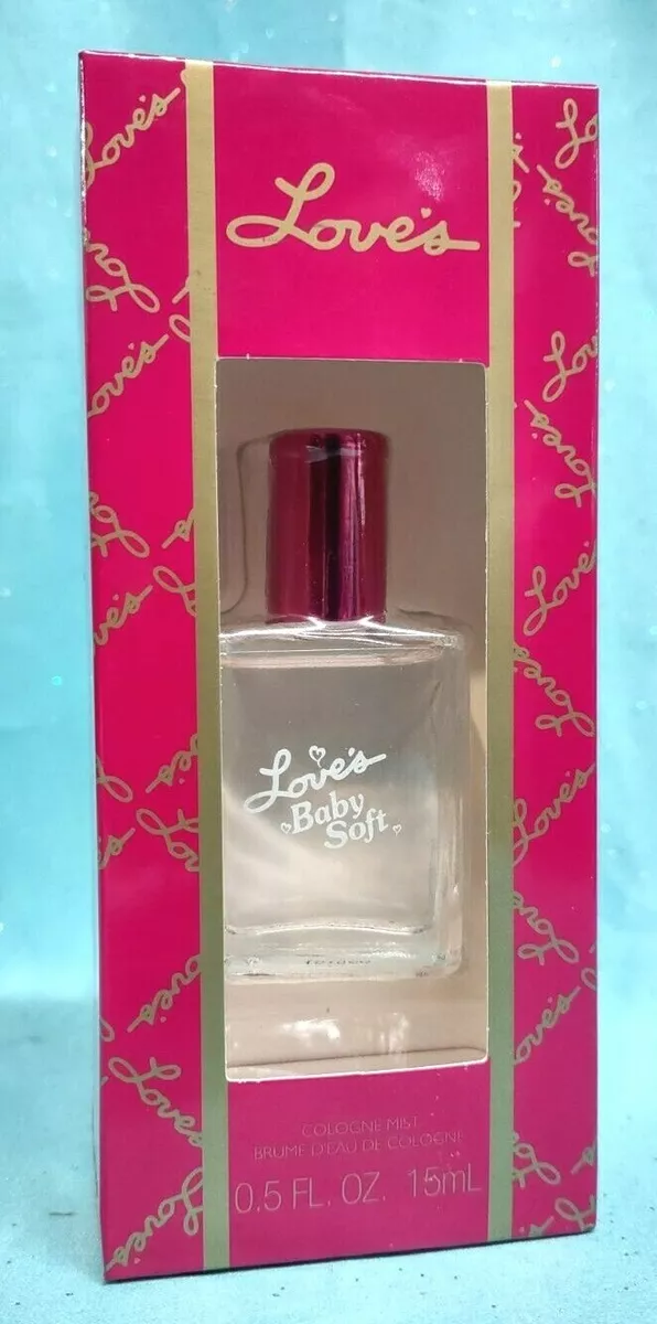 LOVE S by Dana Cologne Mist BABY SOFT Fragrance Perfume .5 oz RARE BOXED NEW