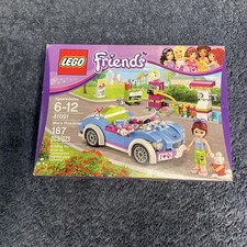 LEGO Friends 41091 Mia’s Roadster 100% Complete W/Box & Instructions