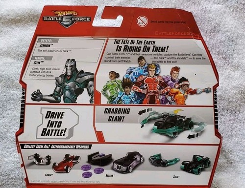 2011 Hot Wheels Battle Force 5 ZELIX Deluxe Weapon Pack Damage Pack - Picture 2 of 3
