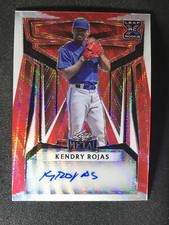2023 Leaf Metal Baseball Auto Red Wave Kendry Rojas XRC 2/3