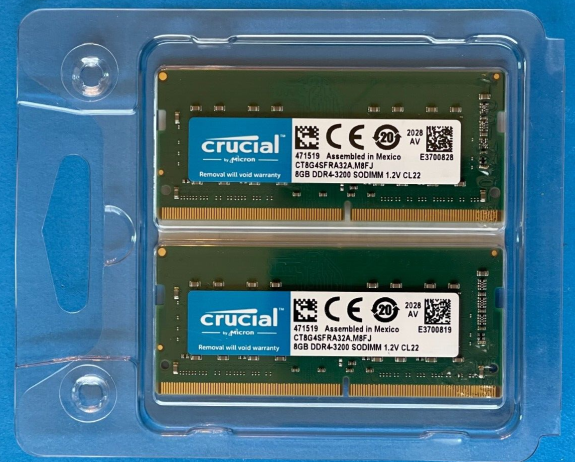 Crucial CT2K8G4SFRA32A DDR4-3200 16GB (2x8GB) vs Lexar Thor DDR4