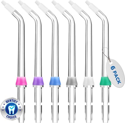 Waterpik Replacement Heads Tips for Waterpik Water Flosser (6 Orthodontic Tips)