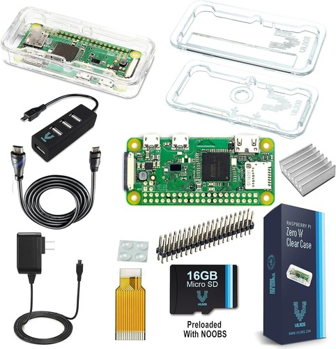 All-in-One Raspberry Pi Zero W Starter Kit - Bluetooth, Case, 7 Key Accessories - Afbeelding 3 van 11