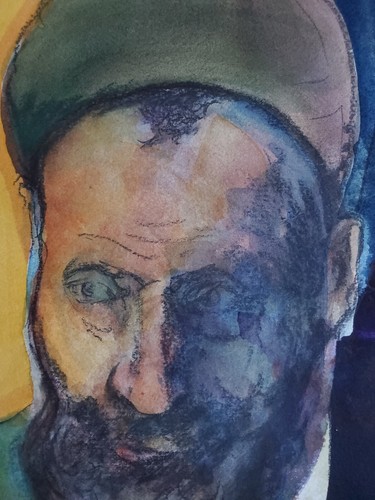 Gemälde Aquarell Portrait Mann Akt Norddeutsch Willy Meyer Osburg - Picture 6 of 11