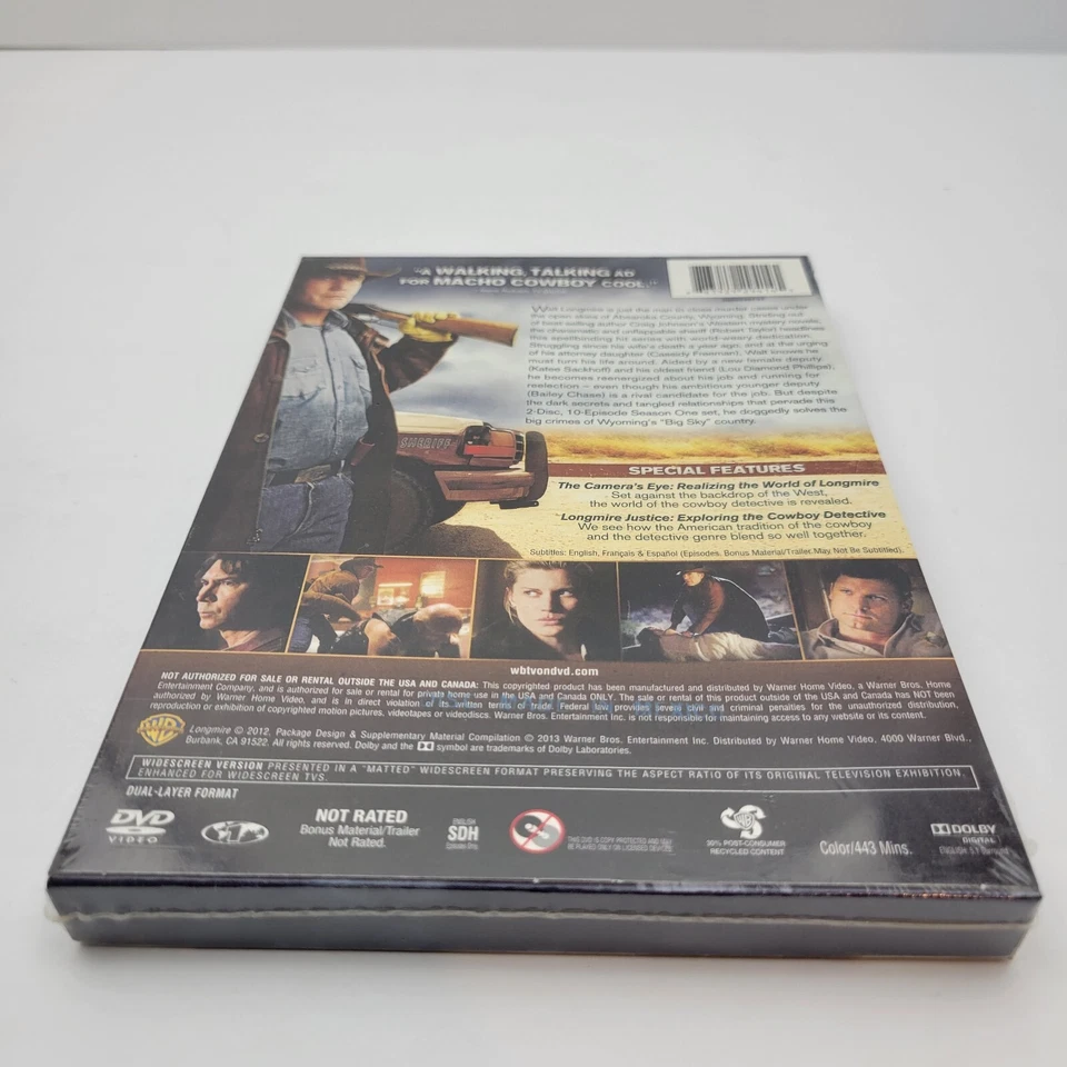 Longmire - Complete First Season Warner Brothers Robert Taylor - Image 3 of 4