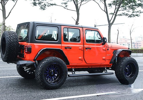 For Jeep Wrangler JK JL 2/4 door 2007-21 Electric Running Boards Side Step Bar - Picture 2 of 7
