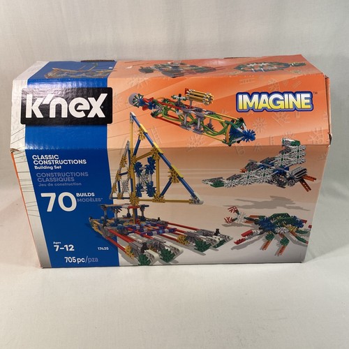KNEX Imagine - Classic Constructions 70 Model Building Set - 705pcs - NEW - Picture 1 of 7