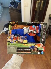 HASBRO TRANSFORMERS 7 RISE OF THE BEASTS NERF 2-IN-1 OPTIMUS PRIME BLASTER