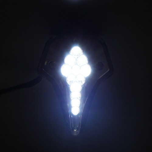 LED Upper Head Front Light Center Running Light Smoke For Yamaha YZF-R6 08-2016 - Bild 4 von 12