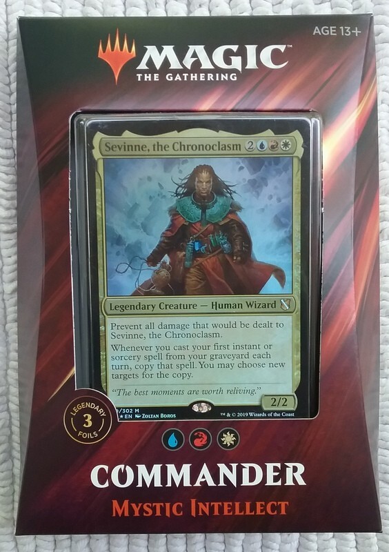 Magic the Gathering 2019 Commander Deck Mystic Intellect Sealed