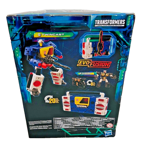Harbro Transformers Legacy Evolution TWINCAST & AUTOBOT REWIND 7 INCH Figure - Picture 4 of 5
