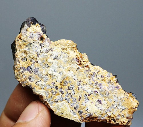 Natural Purple Cube Fluorite Phantom Quartz Crystal Mineral Specimen /China - Picture 12 of 12