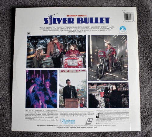 Silver Bullet - NTSC Laserdisc - Afbeelding 2 van 2