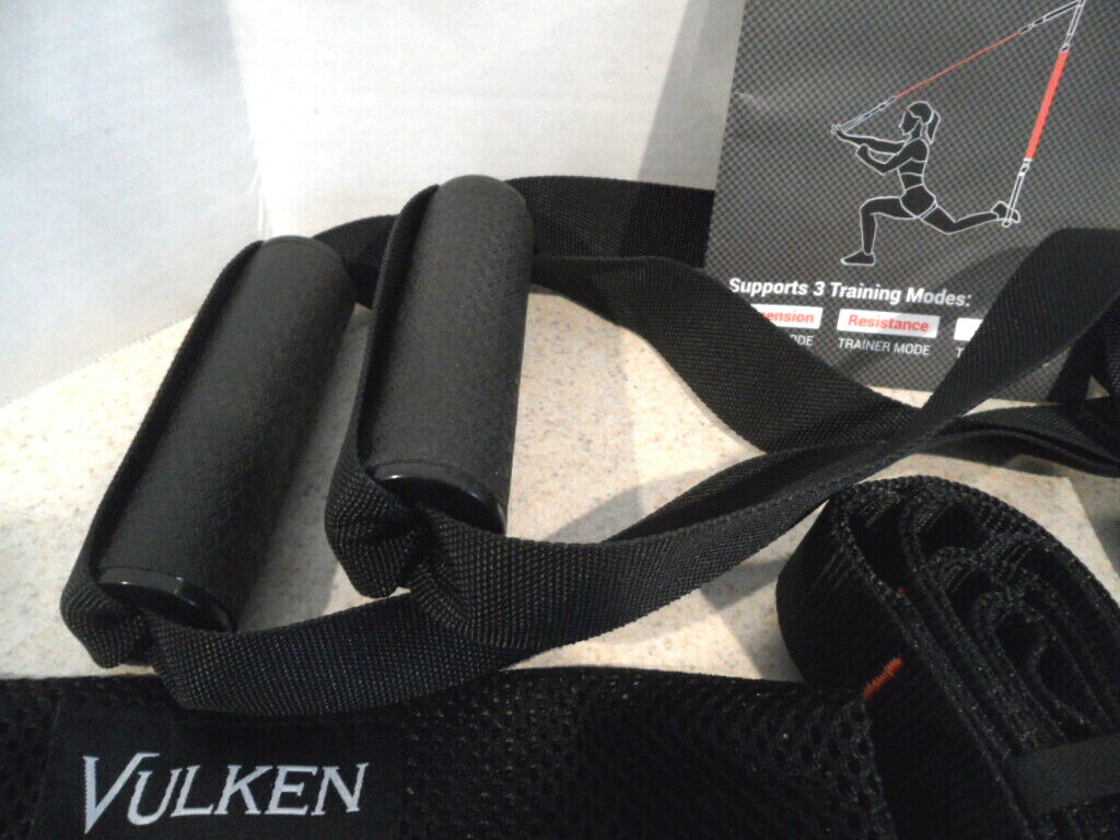 Vulken Basic Suspension Straps Bodyweight Trainer Home Gym Kit Workouts eBay