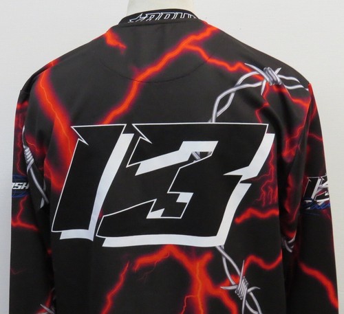 MOTOR MOTOCROSS BIKE MAGLIA SHIRT MTB HARDWEAR SPORT JERSEY RACING - Foto 7 di 7