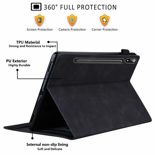 For Samsung Galaxy Tab A7 Lite 8.7 T220 S7/A8 Smart Leather Flip Case - Picture 39 of 46