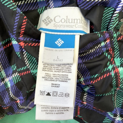 Columbia Kinder Größe L 14-16 wendbare Winterjacke mit doppelter Vorderseite Kapuze durchgehender Reißverschluss G - Bild 3 von 22