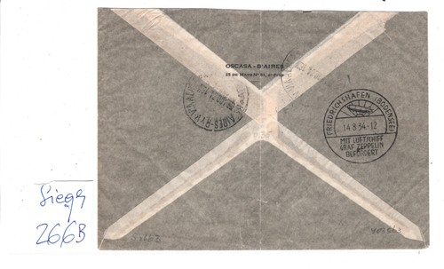 ARGENTINA Cover GRAF ZEPPELIN Air Mail 1934 *SOLDADURA AUTOGENA* Cachet MA1941 - Picture 10 of 12