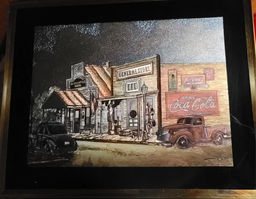 Vintage Coca-Cola General Store Foiled Picture