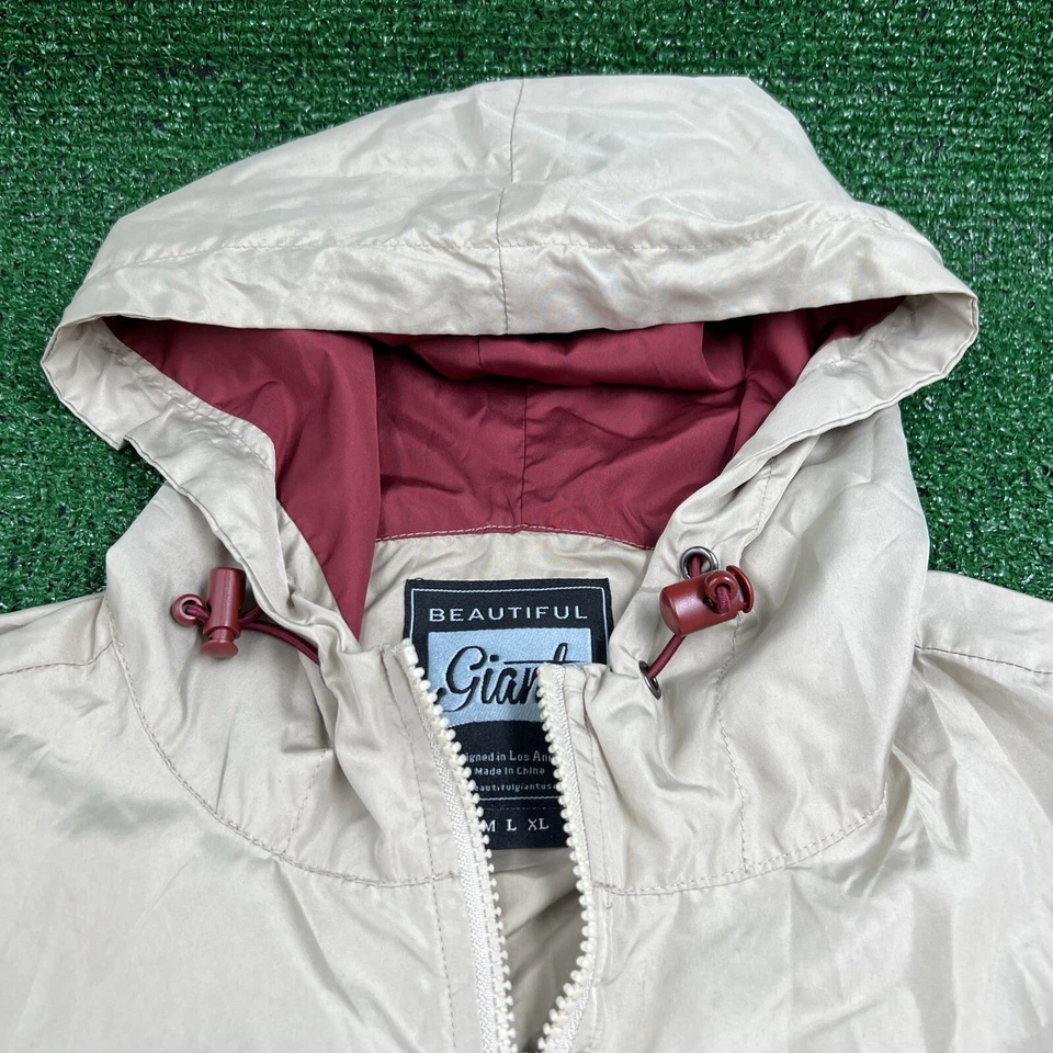 Hermosa Chaqueta Pullover Gigante Ligera Media Cremallera Embalable Para Hombre Talla Pequeña Foto 3 de 4