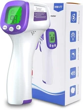 SIMZO HW-F7 NON-CONTACT FOREHEAD THERMOMETER MEMORY RECALL BEEPER BACKLIT DISP