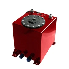 2.5 Gallon Fuel Tank Racing Drift Strip Fuel Cell Gas Tank Level Sender Aluminum