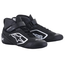 Alpinestars Schuhe Tech 1k v2 schwarz/weiß - Kartschuhe Fahrerschuh Motorsport