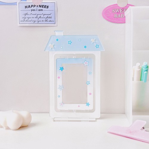 Photo Holder Photo Protection Case Acrylic Photo Frame Card Display Stand η - Picture 4 of 15