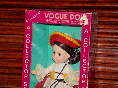 1972 Vogue 8" Ginny Doll #1899 MEXICO From Far-Away Lands Mint In Box - Picture 3 of 6