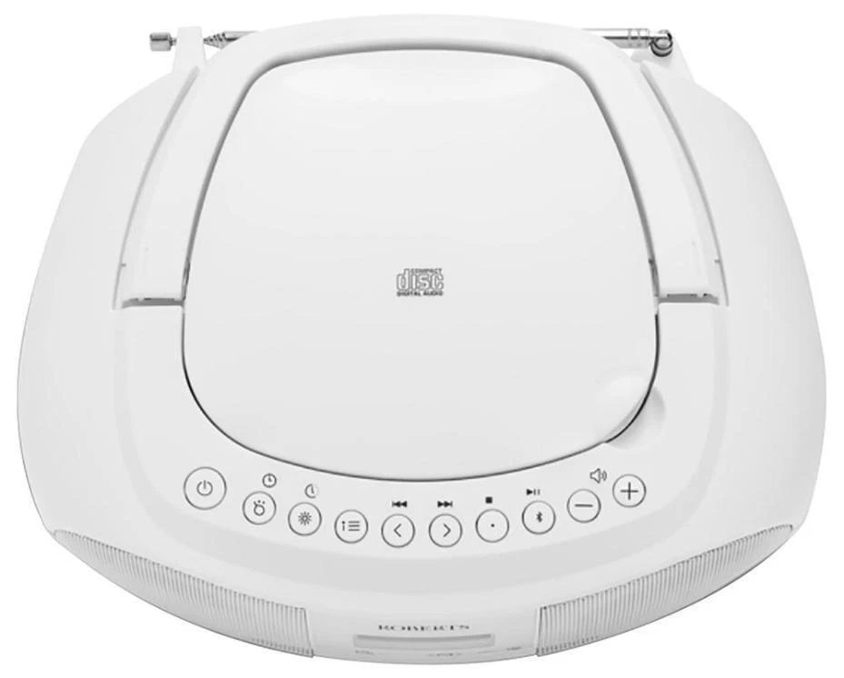 Zoombox 4 Dab / Dab+ / Fm Rds Portable Radio & Cd Boombox With Bluetooth White - Image 3 of 4