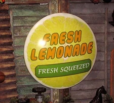 Primitive Antique Vtg Style Lemonade Dome Advertisement Sign Mother Day Gift