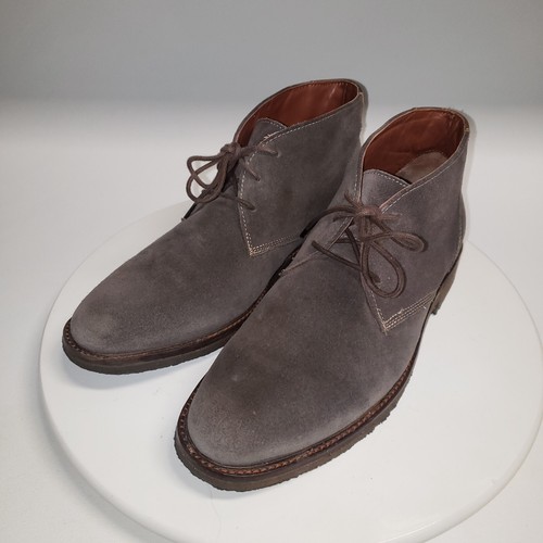 Johnston Murphy Copeland Chukka Boots Mens 9 Suede Sheepskin Memory Foam 25-1567