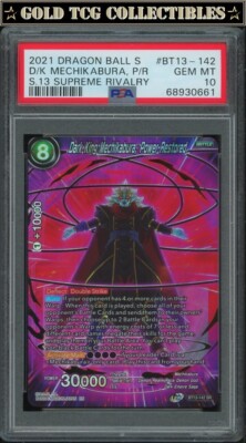 darkking PSA 10 ⭐️ Dark King Mechikabura SR Supreme Rivalry Card DBS DBZ Z Heroes | eBay